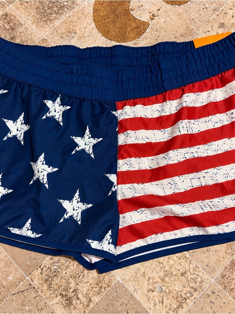O’Rageous American Flag Board / Swim Shorts Women’s XL Stars & Stripes NWT